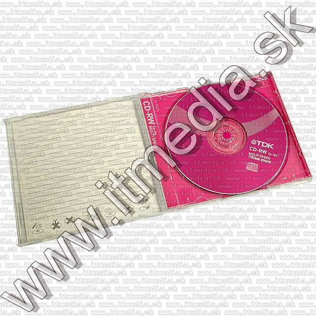 Image of TDK REWRITABLE CD-RW -----4X----- NormalJC (IT4994)